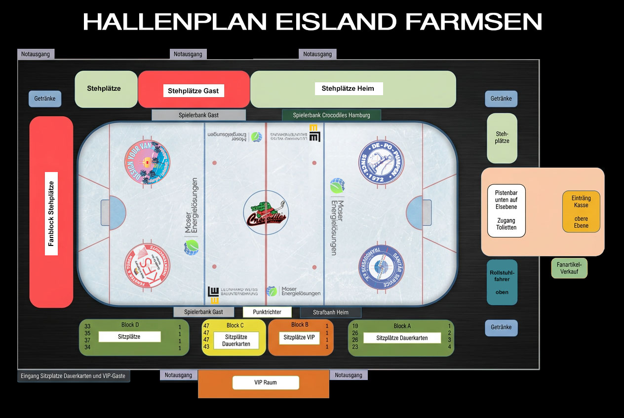 Hallenplan Eisland Farmsen 2026/27